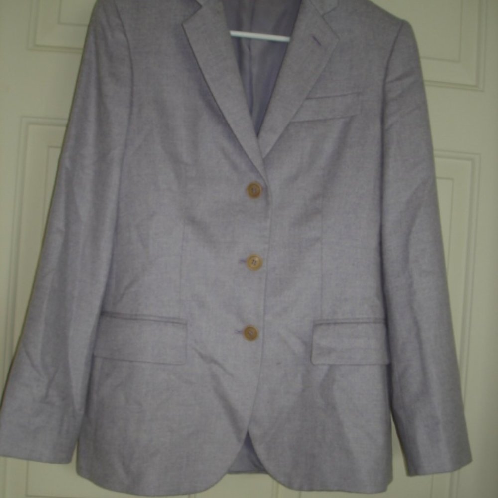 SAMPLE Cashmere/silk Lavender Blazer Sz 8